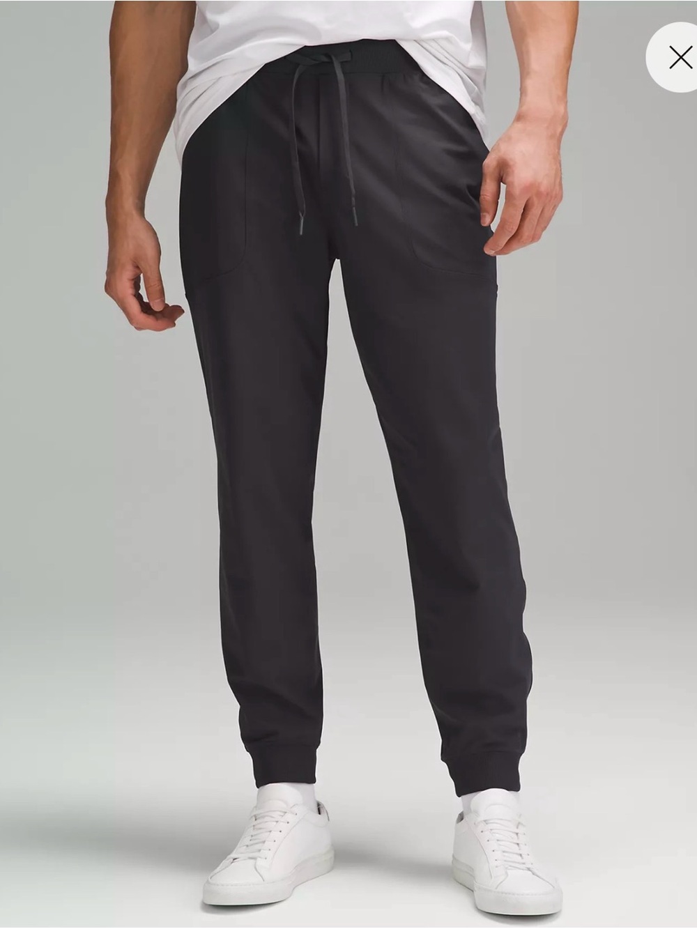 Lululemon ABC Warpstreme Joggers XXL Tall Black Athletic Pants Stretch Mens